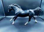 breyer black horse tail out